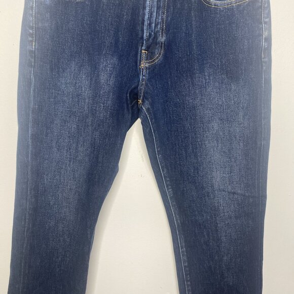 Lucky Brand Mens 31 x 32 410 Athletic Slim Leg Stretch Denim Jeans Dark Wash - Picture 3 of 12